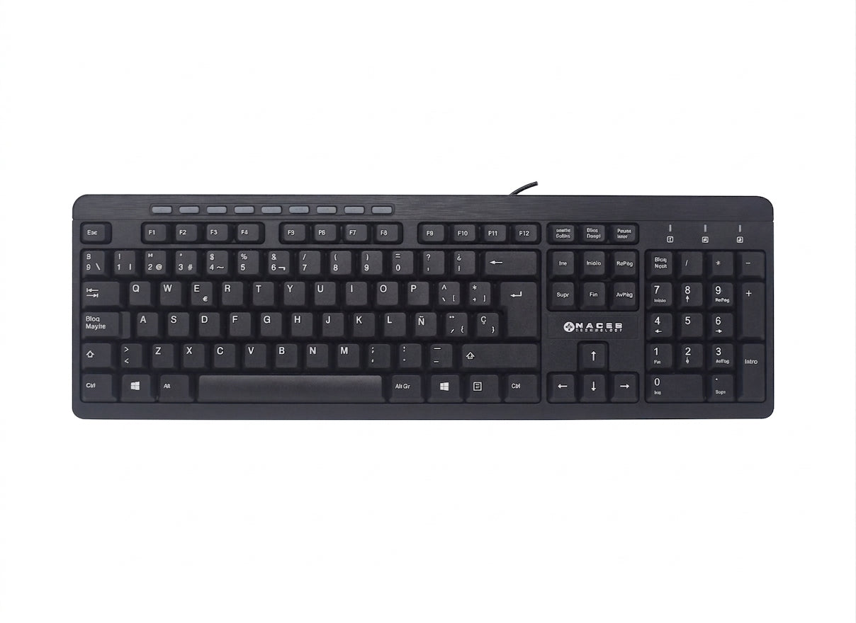 Teclado Naceb Technology NA-0109, Negro