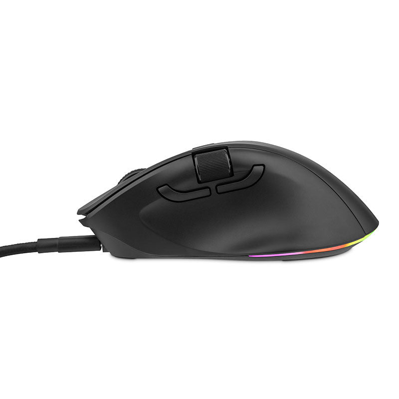 Mouse Inalámbrico GETTTECH GGM-RGBTR-01, Negro