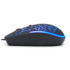 Mouse BROBOTIX 263946, 1600 DPI, USB, Negro