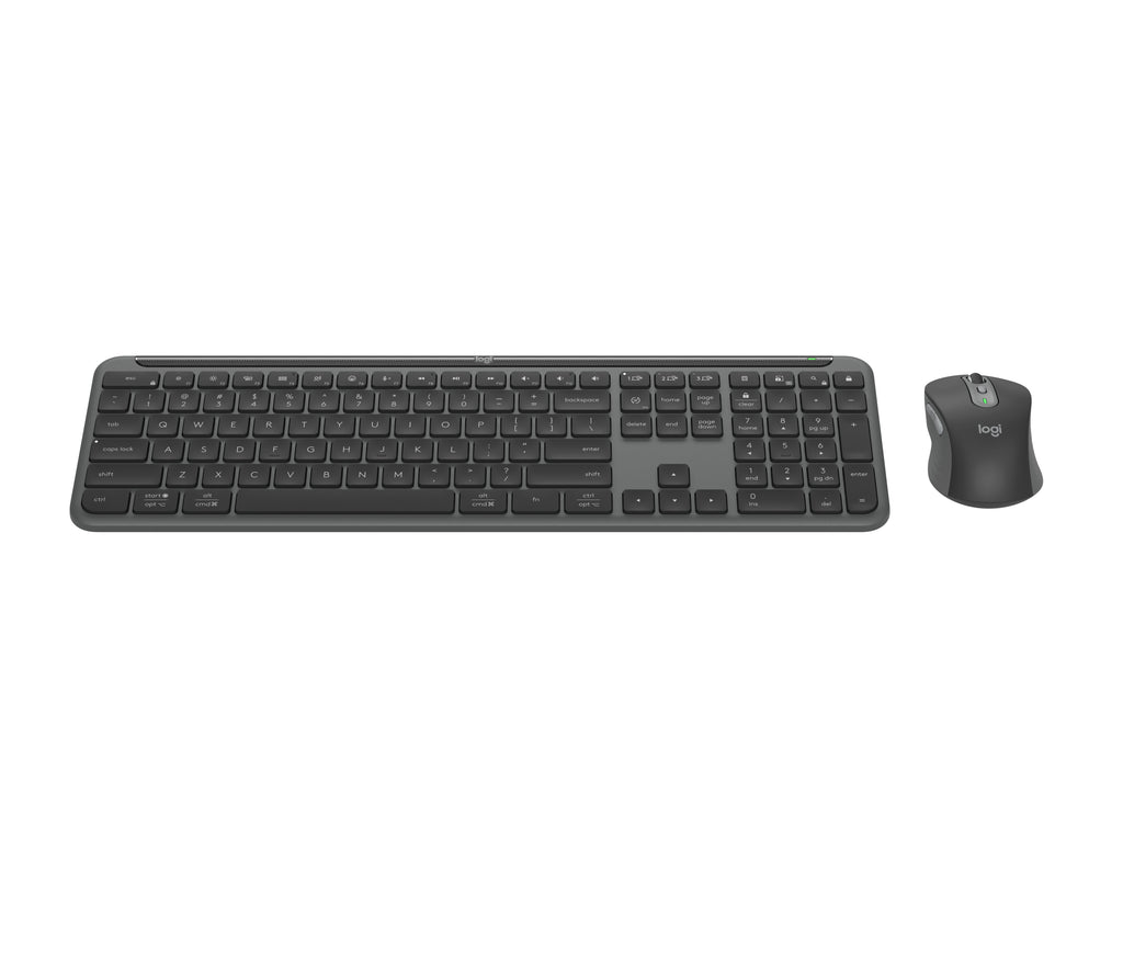 Kit Teclado y Mouse LOGITECH 920-012473 LED, Grafito