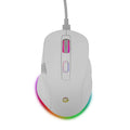Mouse Inalámbrico GETTTECH GGM-RGBTR-01-WH, Blanco