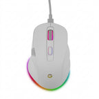 Mouse Inalámbrico GETTTECH GGM-RGBTR-01-WH, Blanco