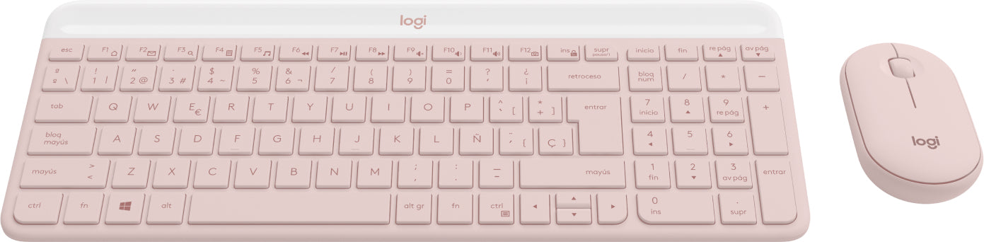 Kit Teclado y Mouse LOGITECH 920-011312, Rosa