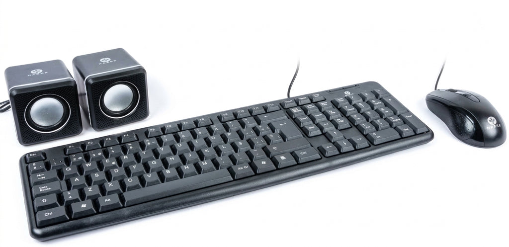 Kit Teclado y Mouse Naceb Technology NA-228N, Negro