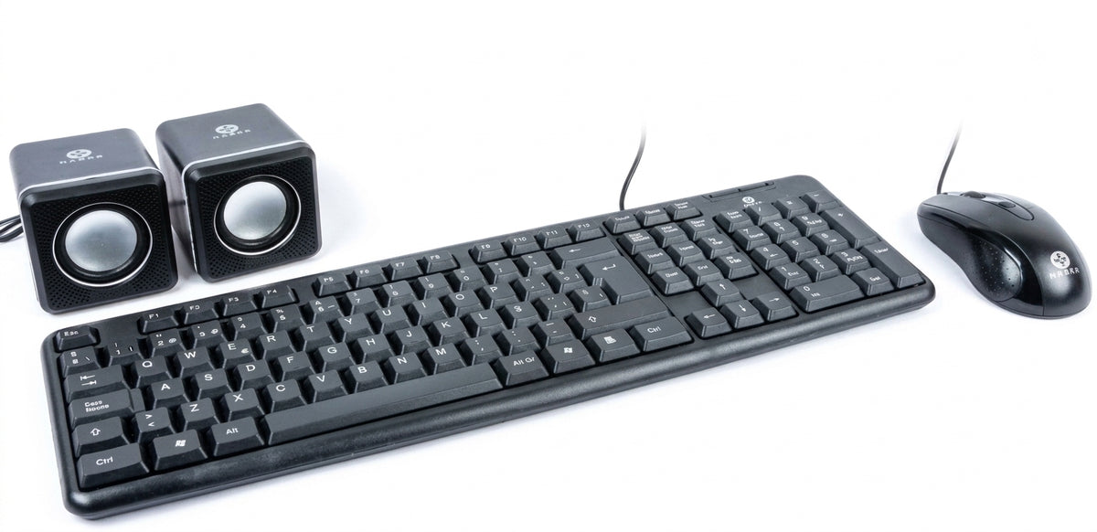 Kit Teclado y Mouse Naceb Technology NA-228N, Negro