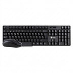 Kit Teclado y Mouse Stylos STPKTM3B, Negro