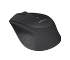 Mouse LOGITECH M280 Óptico, RF inalámbrico, 1000 DPI, Negro
