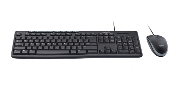 PC Gamer Kit Teclado y Mouse LOGITECH MK200, 1000 DPI, Negro - México