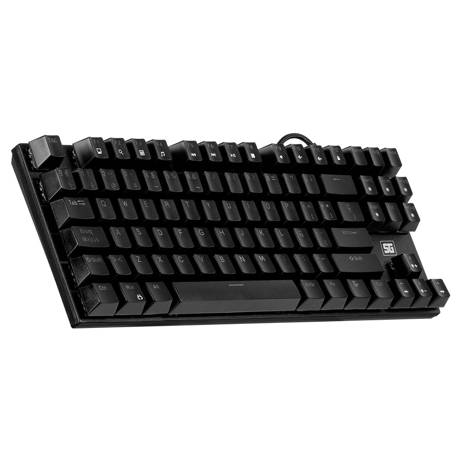 Teclado Gamer VORAGO KB-600 Mecanico TKL RGB Rainbow, Negro
