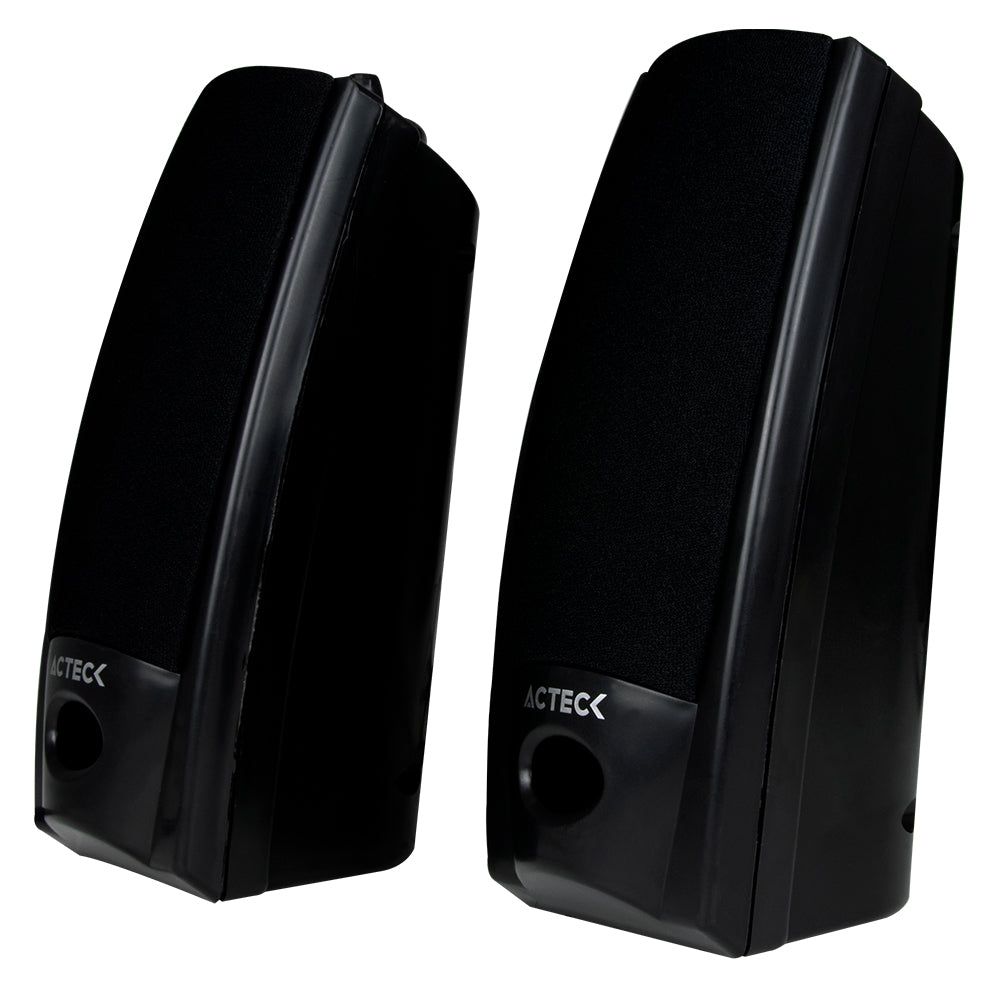 Bocinas ACTECK AX-2500, 3.5 MM, Negro