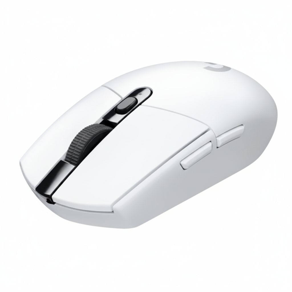 Mouse LOGITECH G305 Óptico RF inalámbrico, 12000 DPI, Blanco