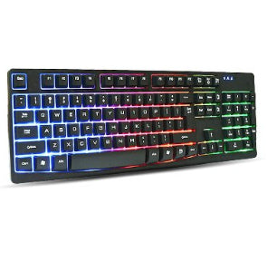 Teclado BROBOTIX 841581, USB, Negro