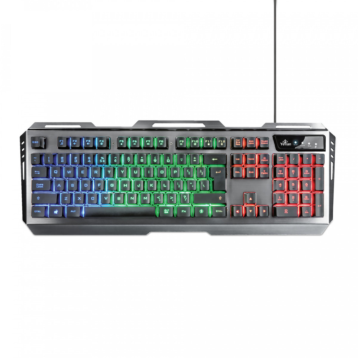 Kit Teclado y Mouse Gamer Yeyian YKP-20706 LED, USB