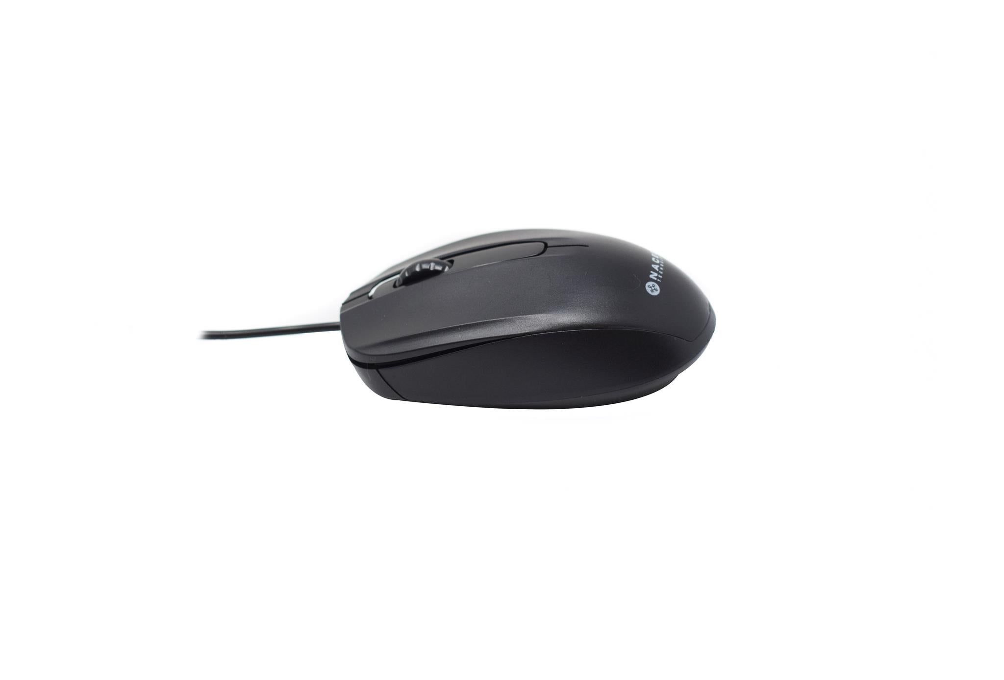 Kit Teclado y Mouse Naceb Technology NA-618N, Negro