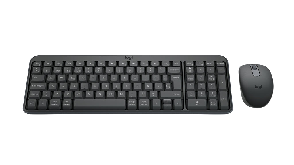 Kit Teclado y Mouse LOGITECH MK250 LED, Blanco