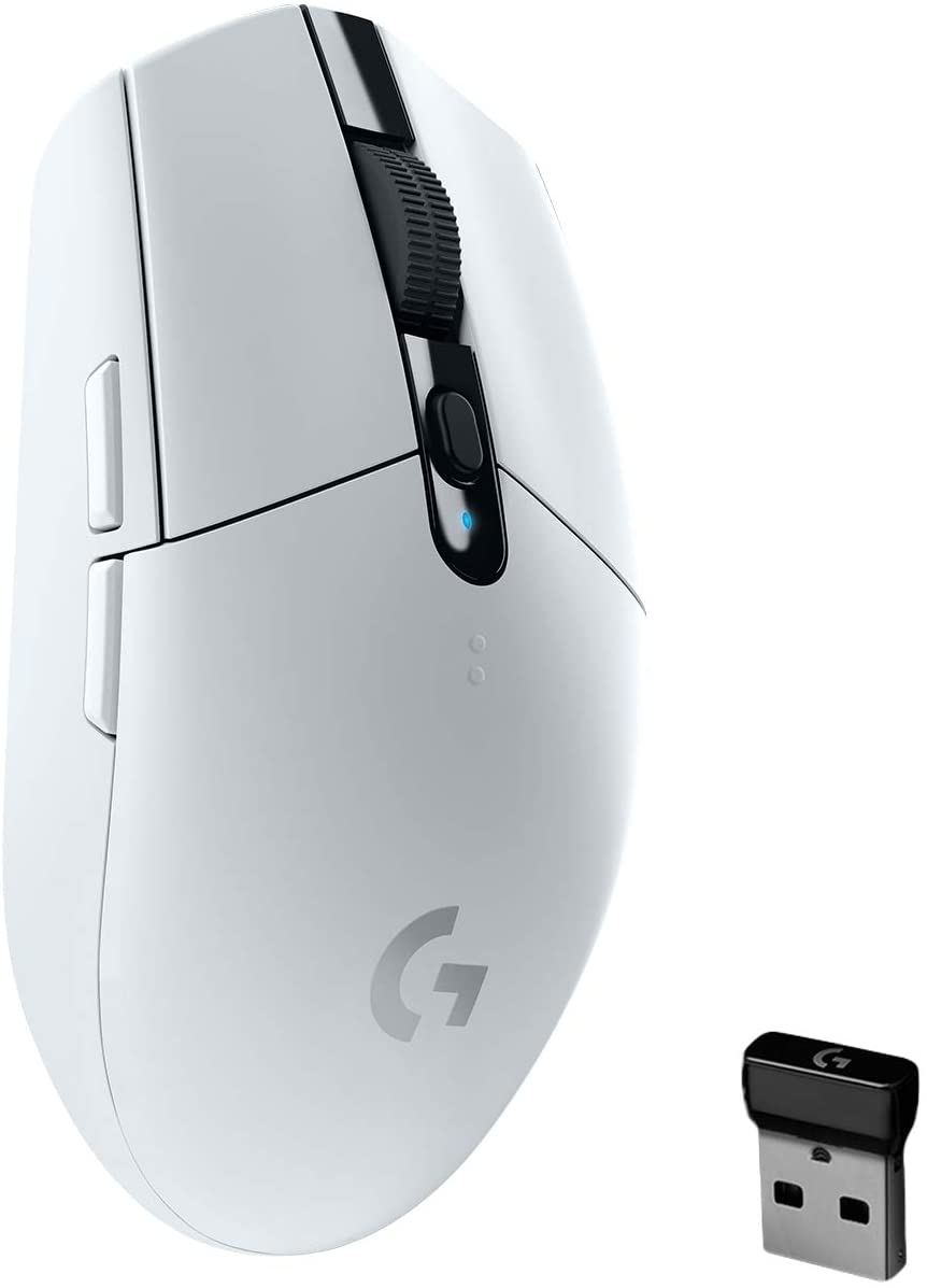 Mouse LOGITECH G305 Óptico RF inalámbrico, 12000 DPI, Blanco
