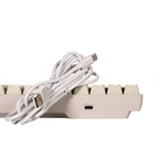 Teclado Gamer Naceb Gaming NA-0970, Blanco
