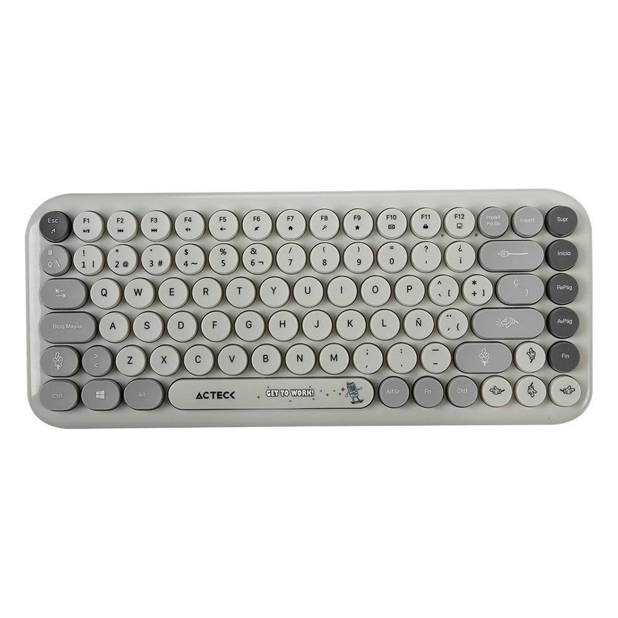 Kit Teclado y Mouse ACTECK MK480 Inalámbrico 2.4GHz, Gris