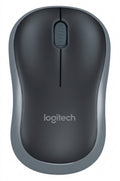 Mouse LOGITECH M185 Óptico, RF inalámbrico, Negro
