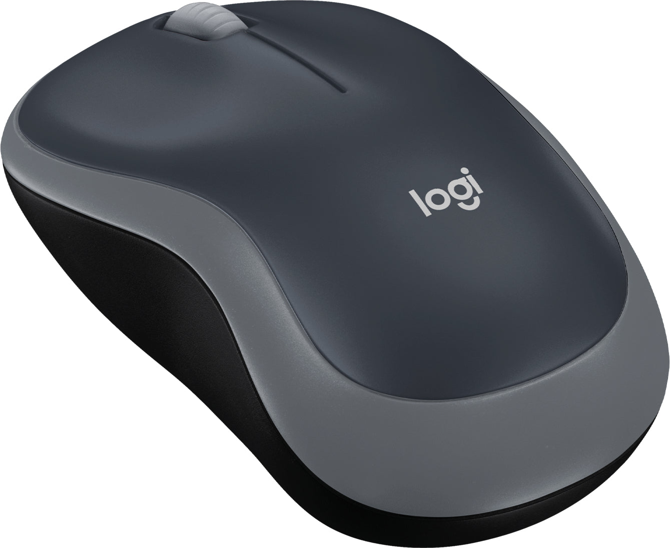 Mouse LOGITECH M185 Óptico, RF inalámbrico, Negro