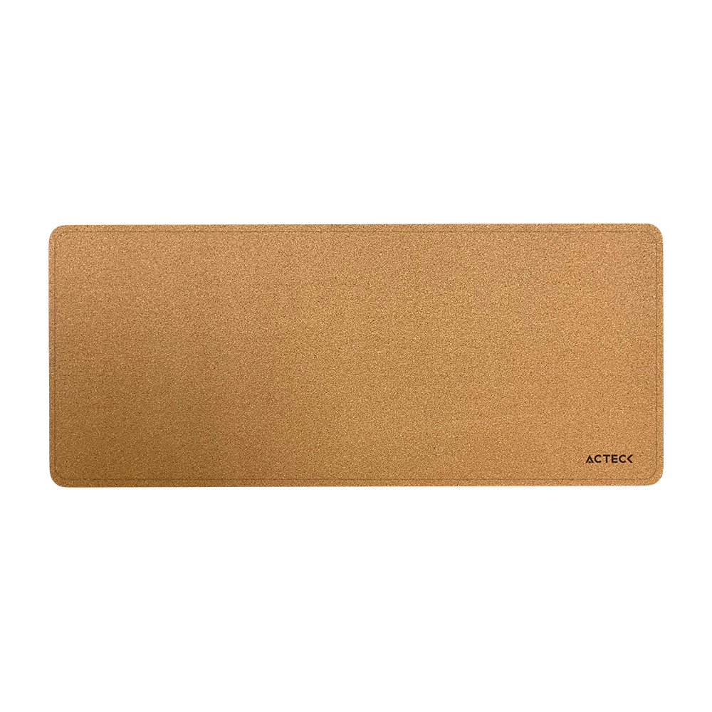 Mouse Pad Acteck AC-940986, Cuero Sintetico y Corcho, Camel+Corcho