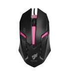 Kit Teclado y Mouse Gamer NECNON NGC-PEGASUS LED, Rojo