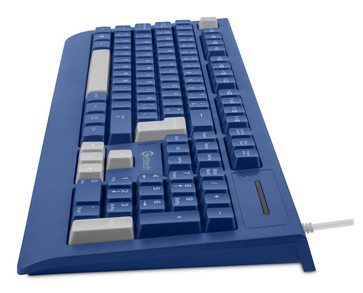 Teclado GETTTECH GGK-ESMWR-02-BL, Azul