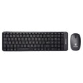Kit Teclado y Mouse BROBOTIX 6000618, Negro