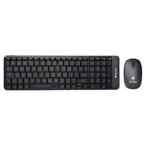 Kit Teclado y Mouse BROBOTIX 6000618, Negro