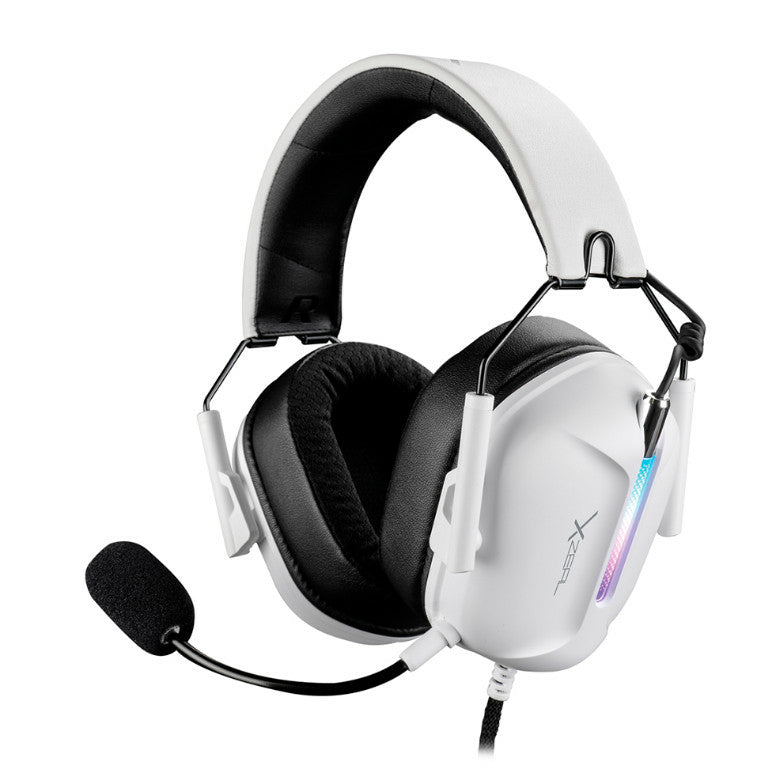 Headset Xzeal XZHSALRGB1W, Blanco