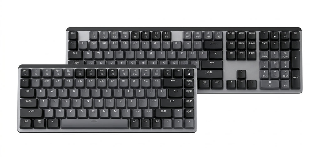 Teclado LOGITECH MX MECHANICAL MINI LED, Negro
