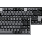 Teclado LOGITECH MX MECHANICAL MINI LED, Negro