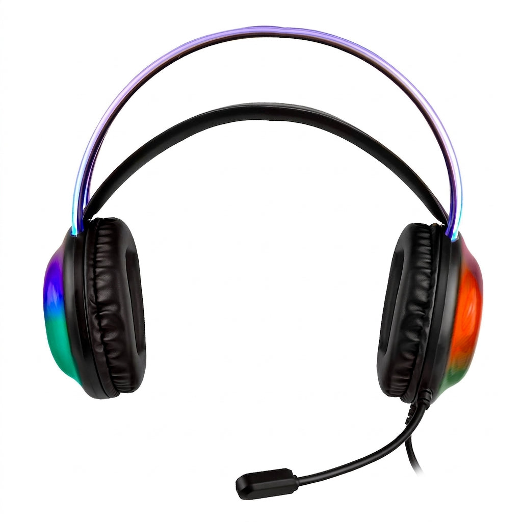 Headset Gamer PERFECT CHOICE V-930730, Negro