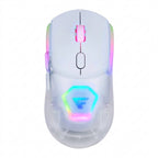 Mouse Gamer GAME FACTOR MOW700-WH, Blanco
