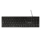 Kit Teclado y Mouse PERFECT CHOICE PC-201717, Negro