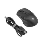 Mouse Inalámbrico GETTTECH GGM-RGBTR-01, Negro