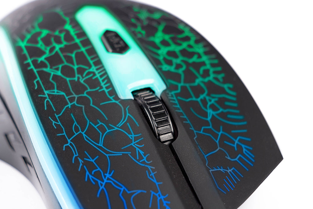 Mouse Gamer Naceb Technology NA-592NE Óptico, 1200 DPI, USB, Multicolor