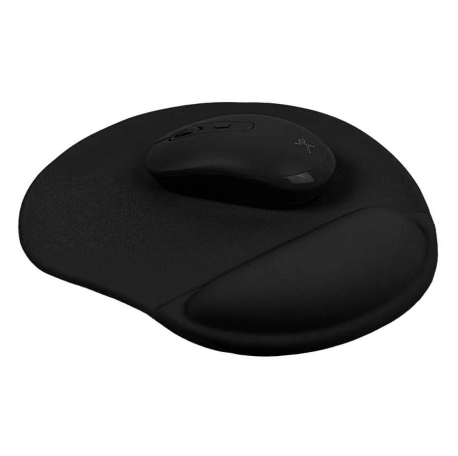 Kit de Mouse Inalámbrico Bluetooth y Tapete Bonet PERFECT CHOICE PC-045311, Negro