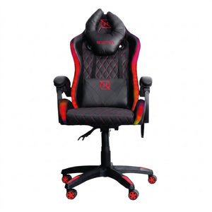 Silla Gamer NECNON NSG-RGB-1, Negro/Rojo