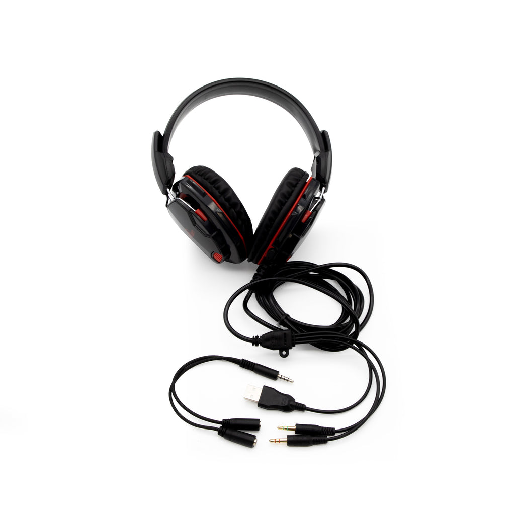 Headset Yeyian YH2000 LED, 3.5mm/USB, Negro