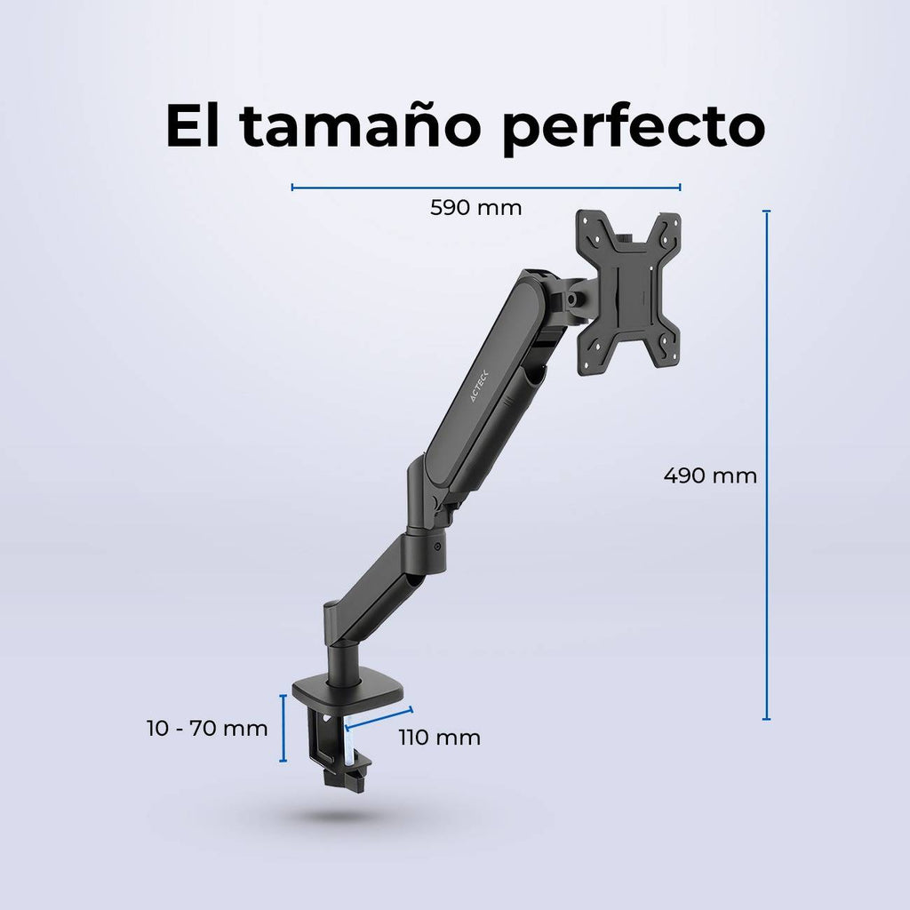Soporte para Monitor ACTECK ENFORCE MOTION SM717 32", Negro