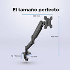 Soporte para Monitor ACTECK ENFORCE MOTION SM717 32", Negro