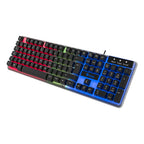 Teclado Stylos STTEALLED1T LED, Negro