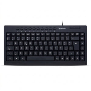 Teclado BROBOTIX 963067, USB, Negro