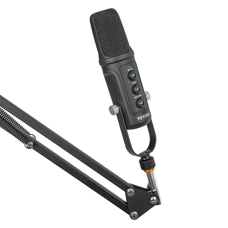 Micrófono Yeyian YSA-UCHQ-01, USB, Negro
