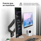 Soporte para Monitor ACTECK ENFORCE MOTION SM725 32", Negro