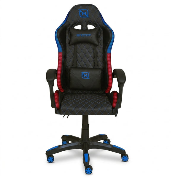 PC Gamer Silla Gamer NECNON NSG-RGB-1, Negro/Azul - México