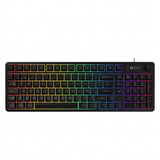 Teclado Balam Rush BR-945820 BALRAK PRO KG490 Alámbrico, 98 Teclas + Perilla, Retroiluminación, Antighosting, USB-C, Negro