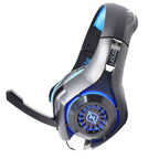 Headset Gamer NECNON NBHG-VIPER LED, 3.5mm/USB, Azul