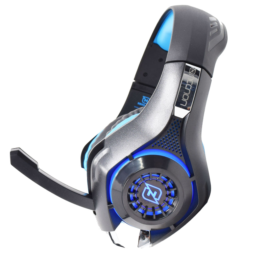 Headset Gamer NECNON NBHG-VIPER LED, 3.5mm/USB, Azul